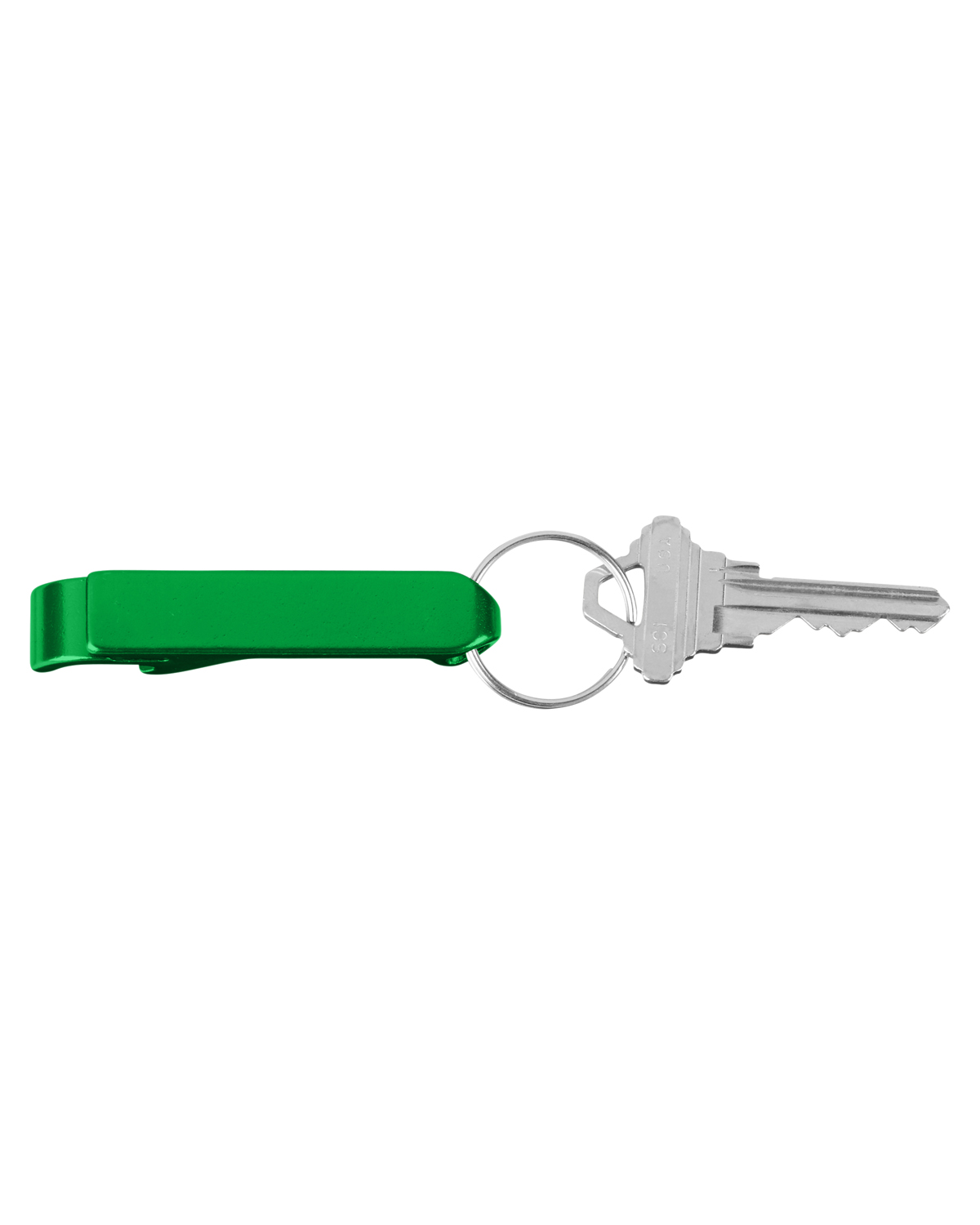 Picture of Aluminum Bottle Opener Keychain.