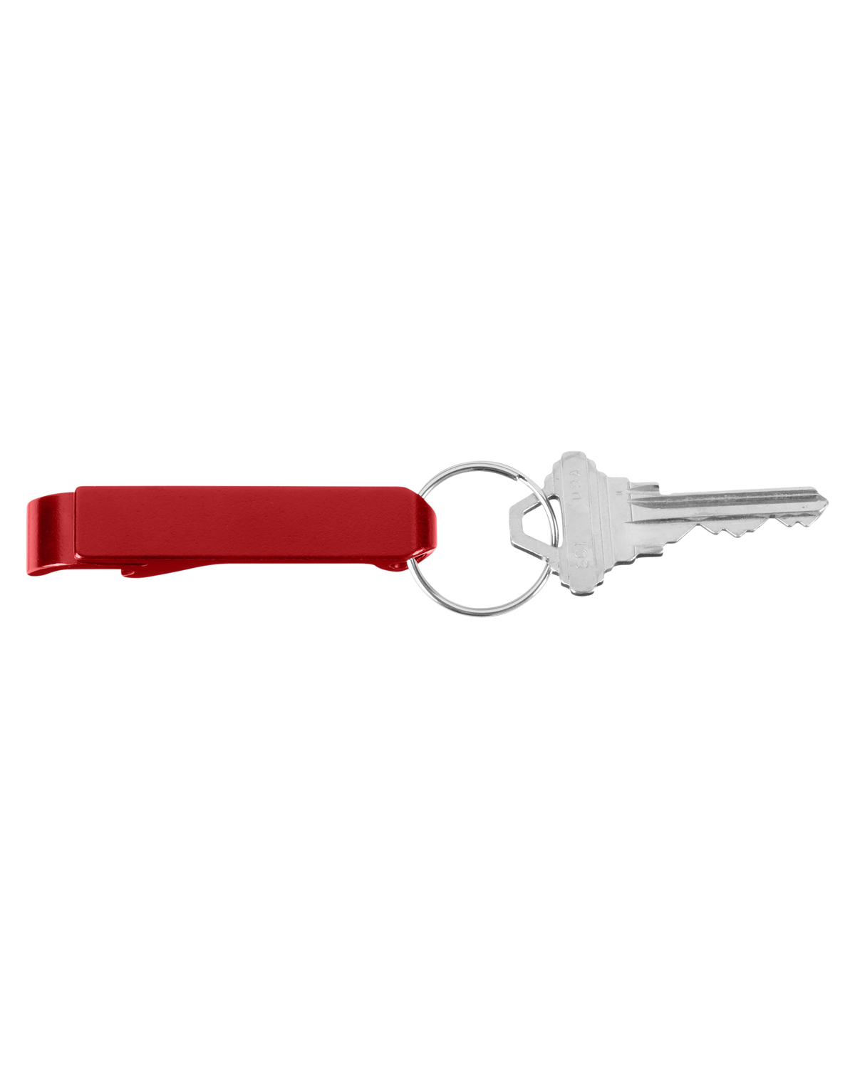 Picture of Aluminum Bottle Opener Keychain.