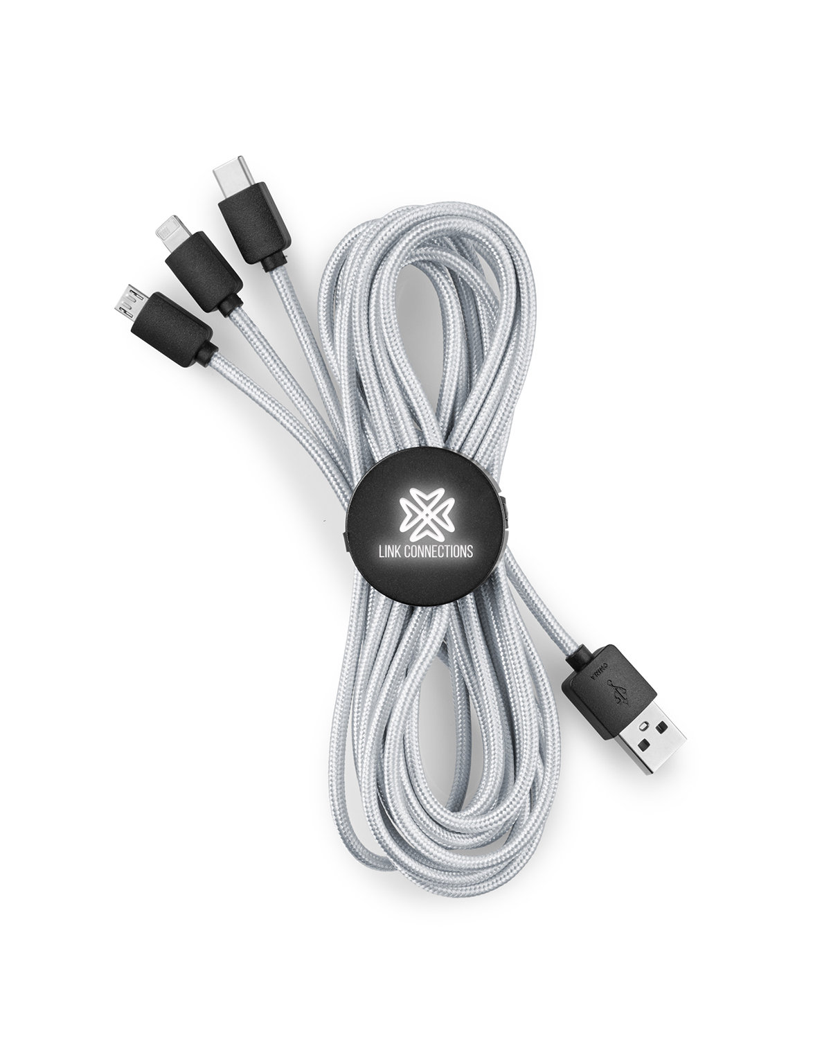 Picture of Light-Up-Your-Logo 10' 2-in-1 Cable.