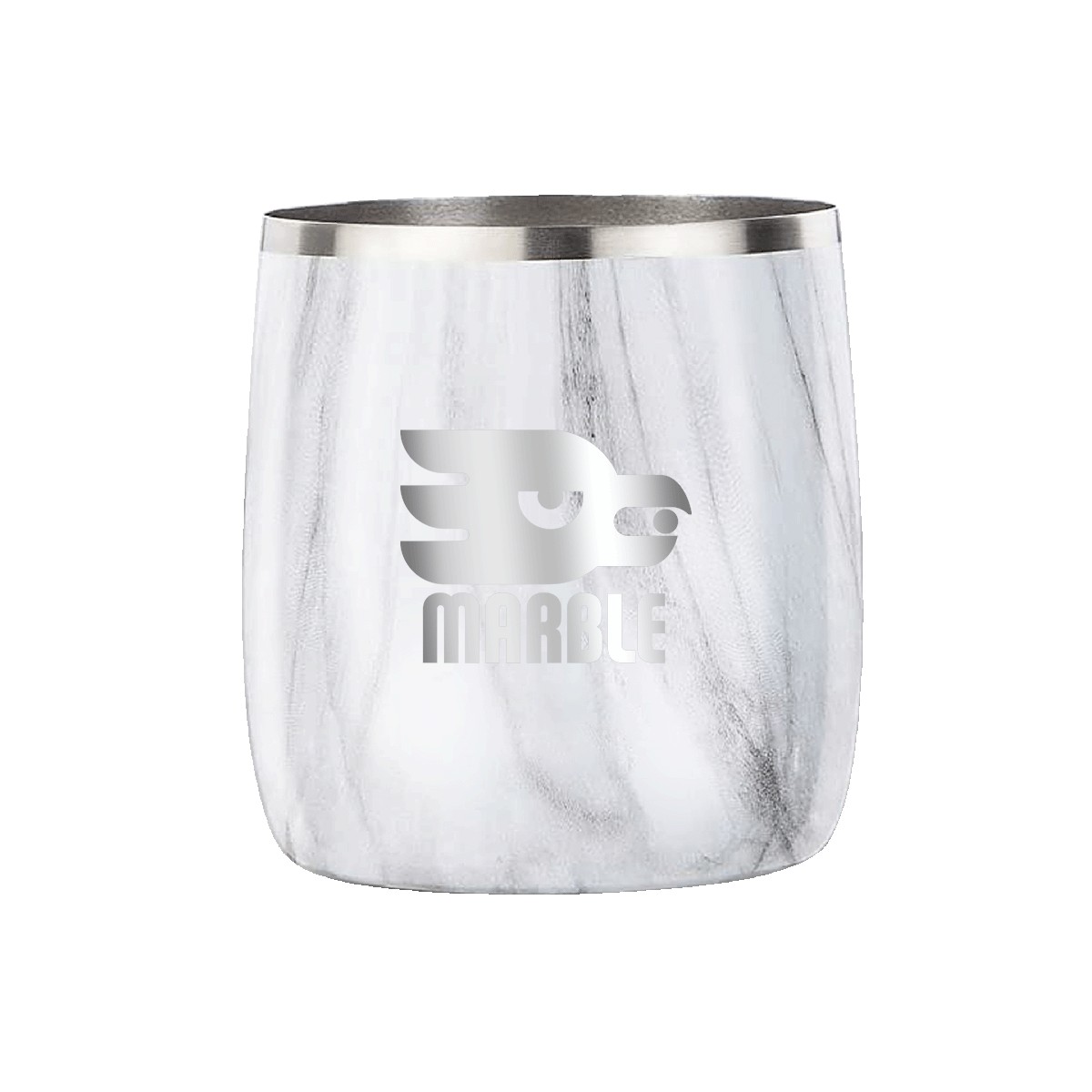 Picture of Snowfox® 11 Oz. Premium Marble Rocks Tumbler
