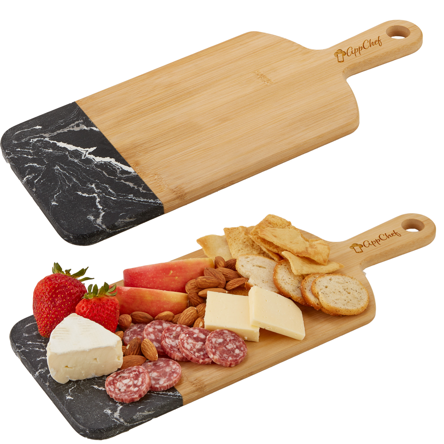 Picture of Bamboo and Marble Cutting Board