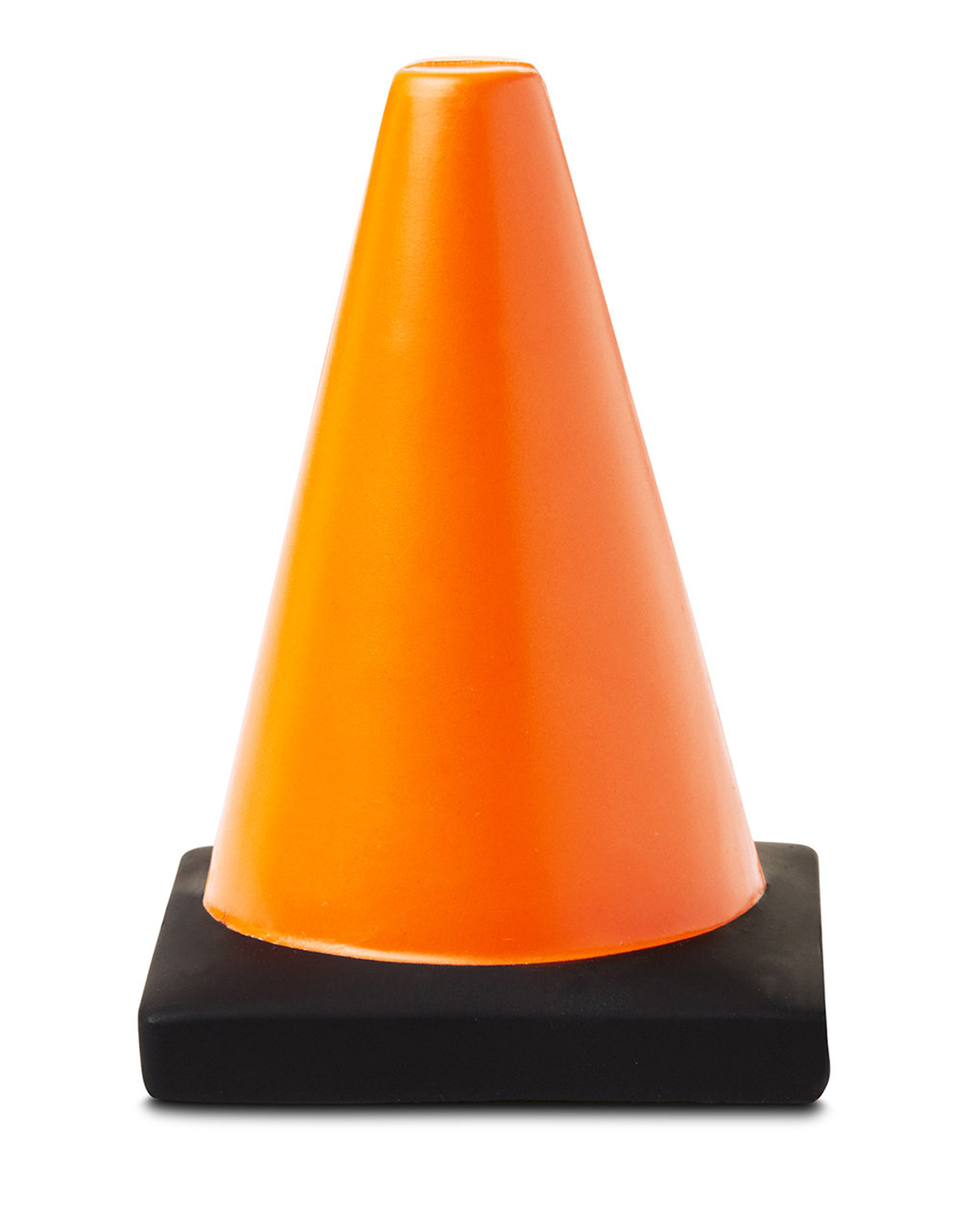 Picture of Construction Traffic Cone Shape Stress Ball.