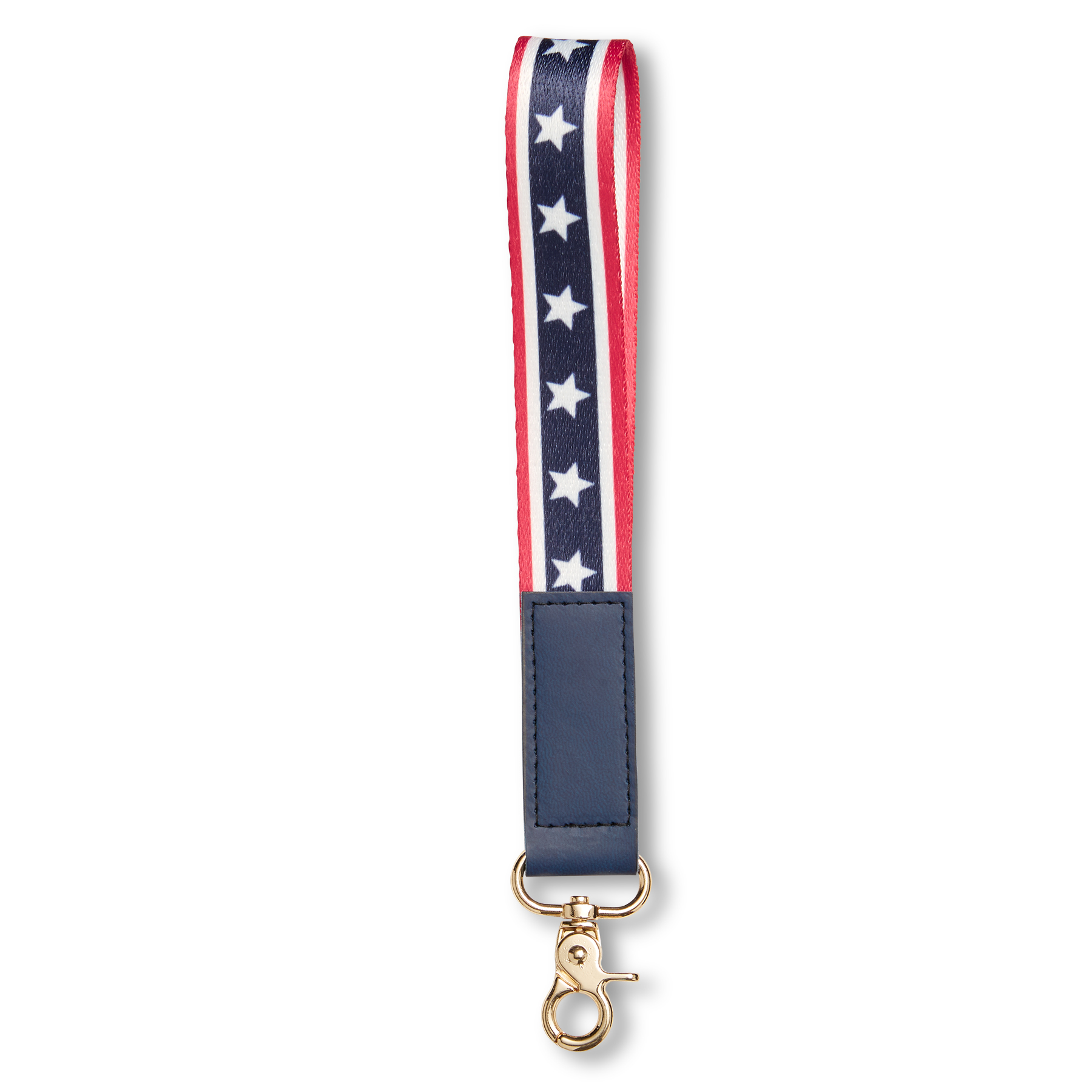 Picture of USA Patriotic Wrist Strap Keychain.