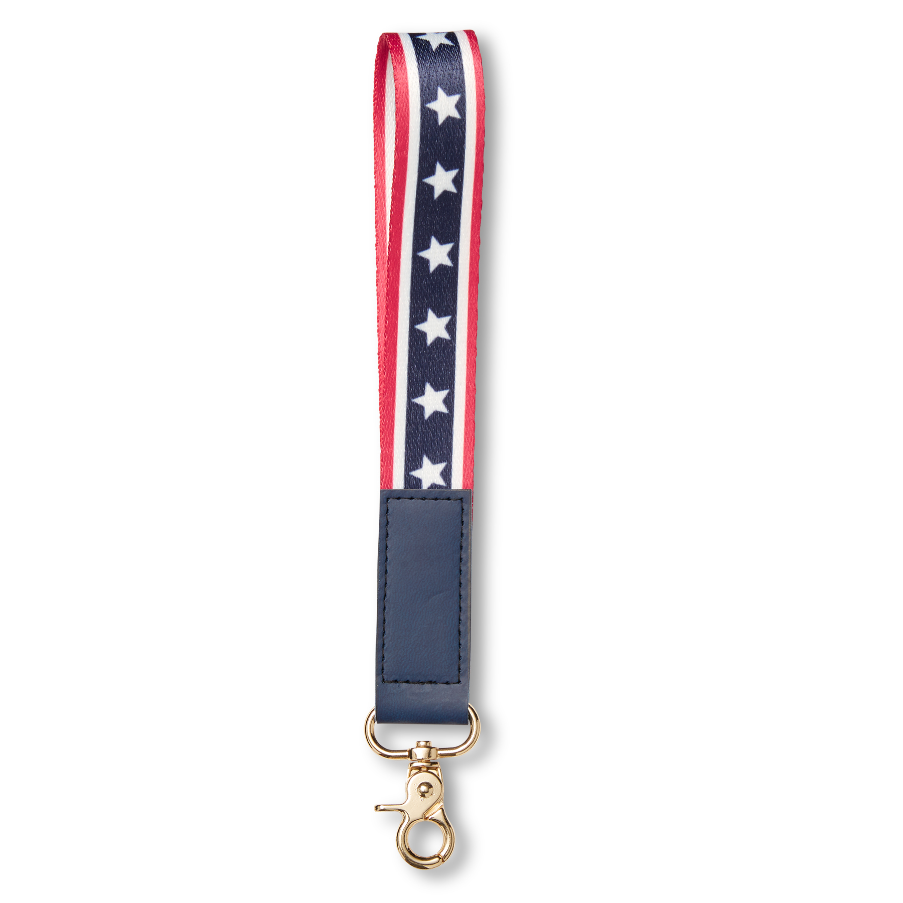 Picture of USA Patriotic Wrist Strap Keychain.