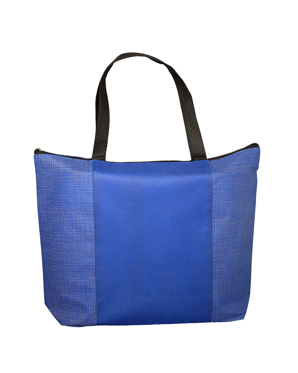 Picture of Tonal Non-Woven Zipper Trade Show Tote Bag.