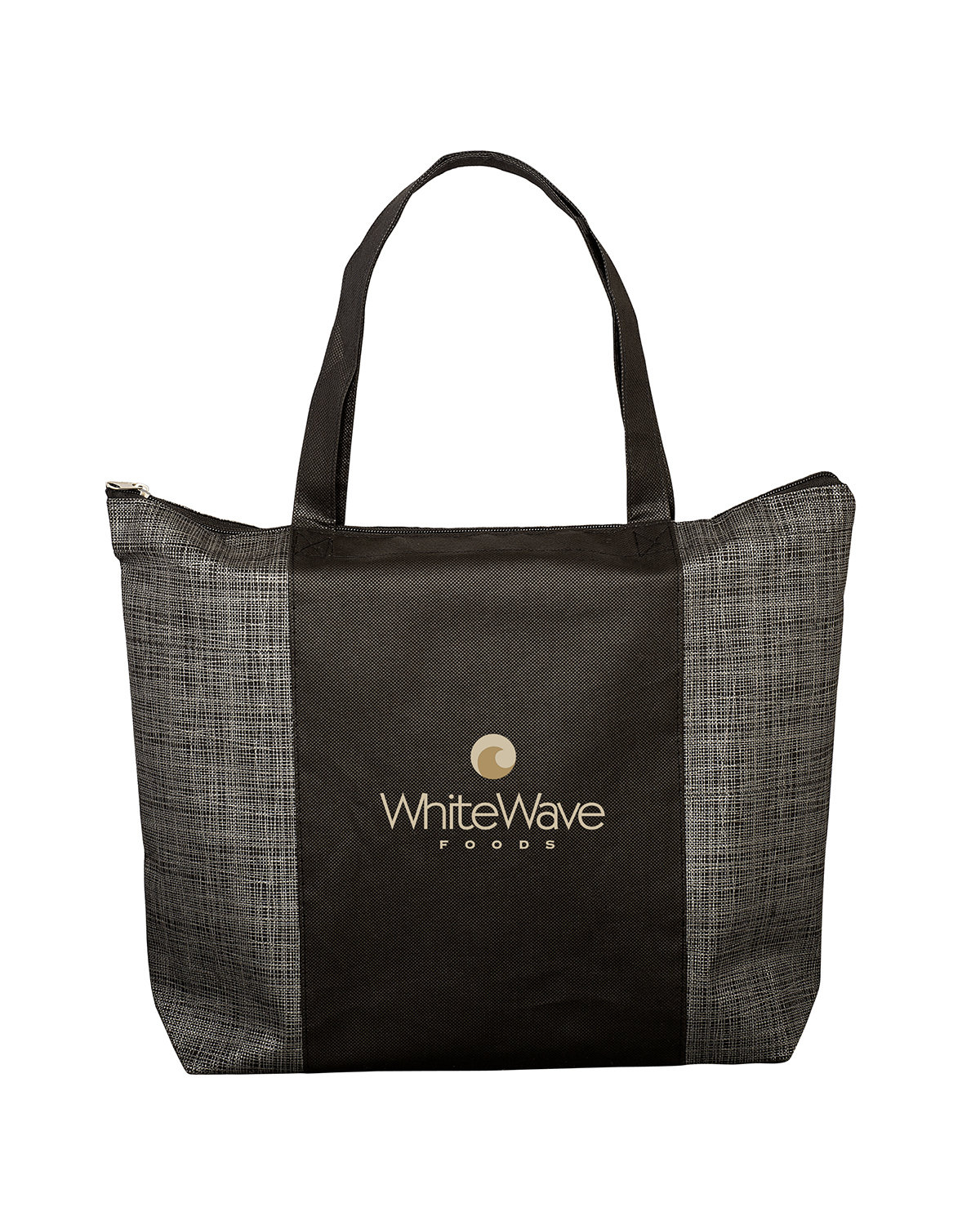Picture of Tonal Non-Woven Zipper Trade Show Tote Bag.