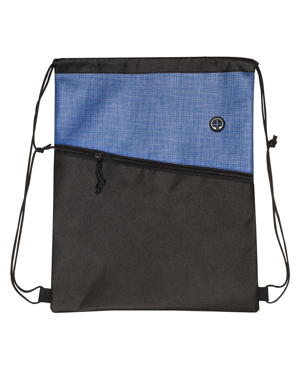 Picture of Tonal Heathered Non-Woven Drawstring Backpack.