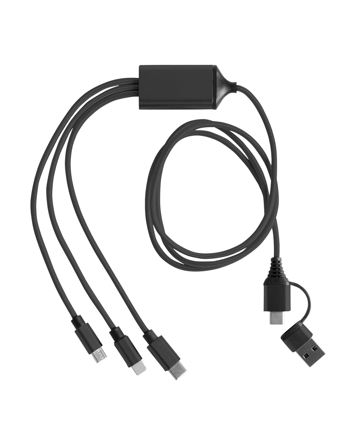 Picture of 3-in-1 Charging Cable with Dual Input.