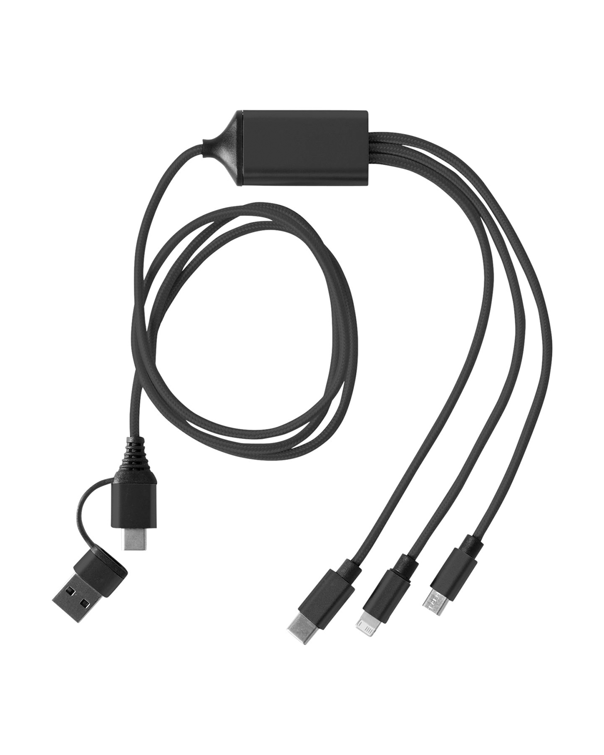 Picture of 3-in-1 Charging Cable with Dual Input.