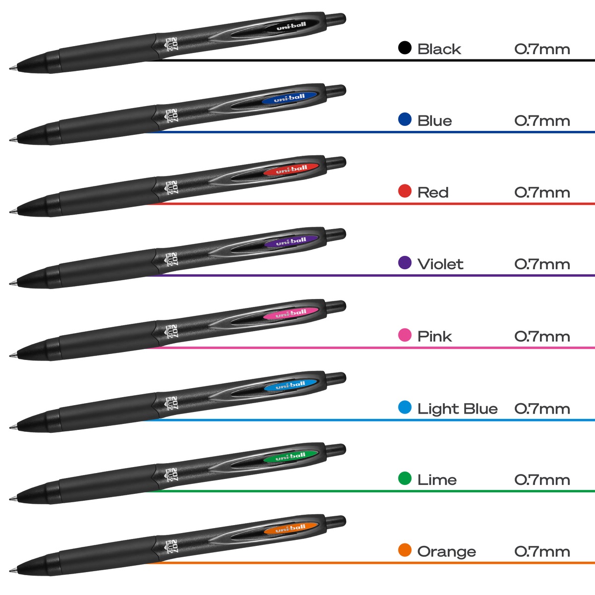 Picture of uni-ball 207 PLUS+ Gel Pen