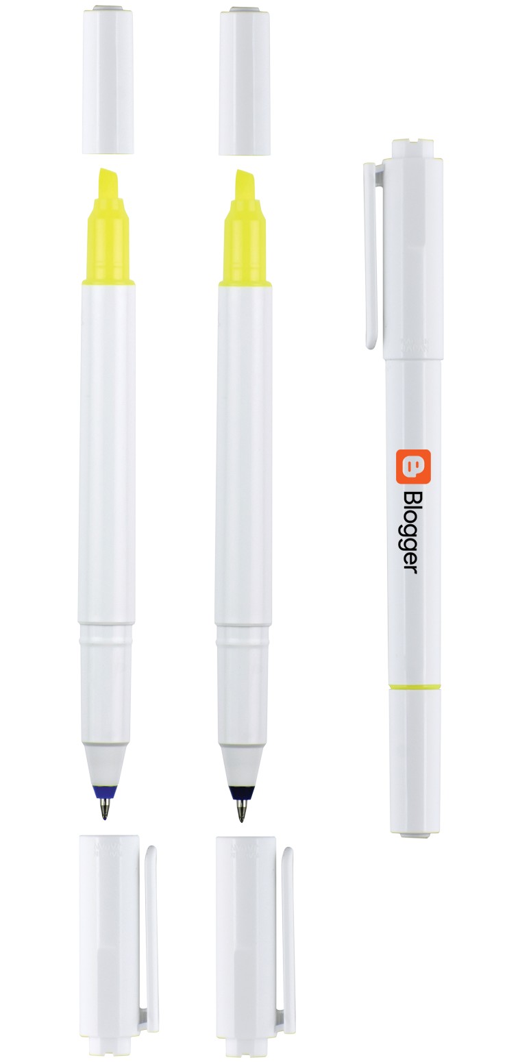 Picture of uni-ball Combi White Highlighter Pen