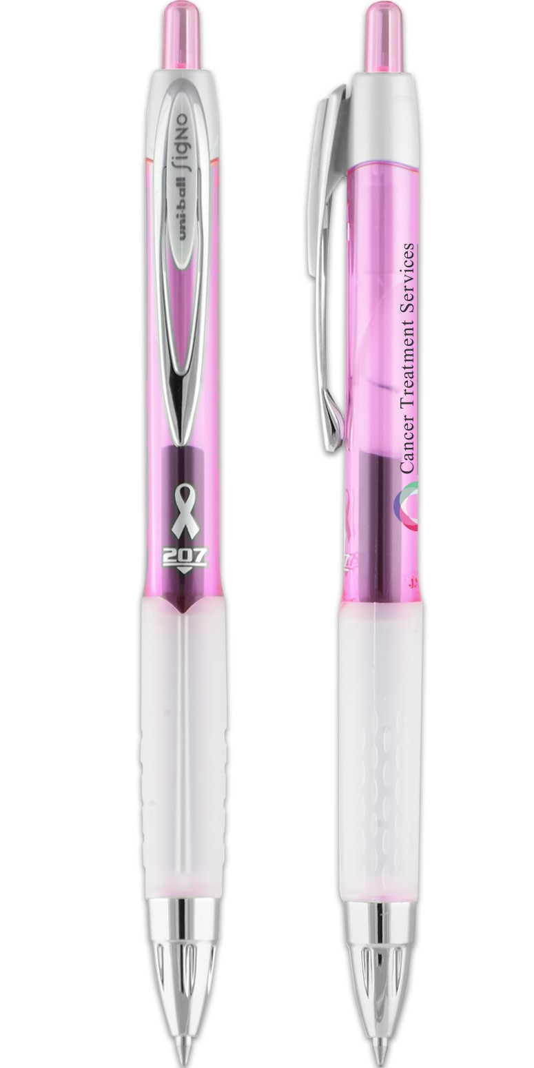 Picture of uni-ball 207 Pink Ribbon Pen