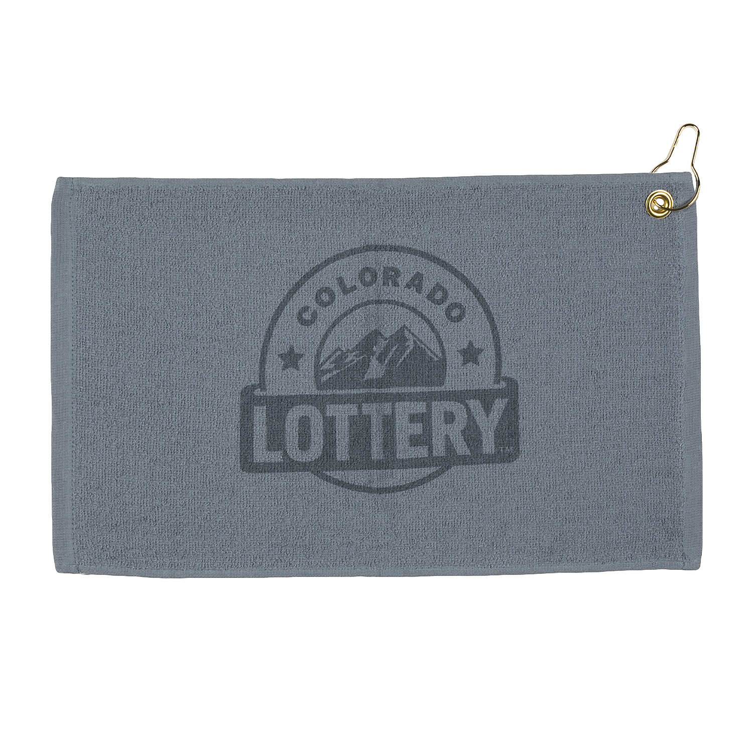 Picture of Promo Weight Terry Golf Towel w/ Upper Left Corner Hook & Grommet (Color Imprinted - Tone on Tone)