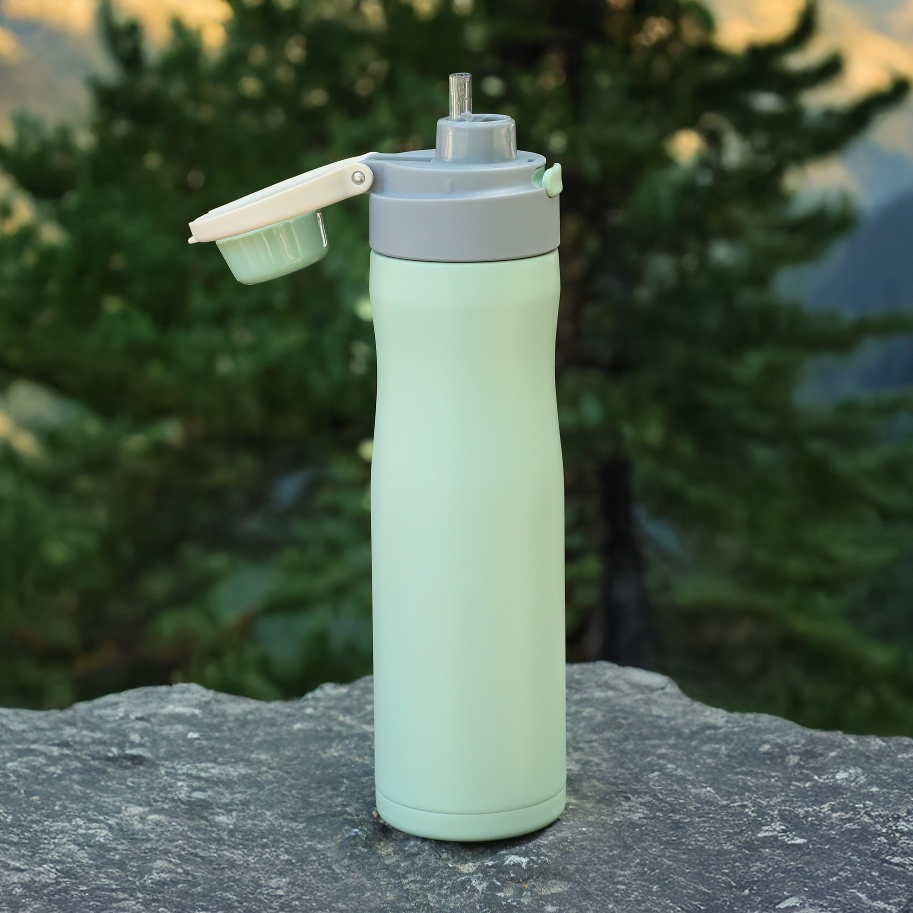 Picture of 24 Oz. Vertex Powder Coated Recycled Stainless Steel Bottle