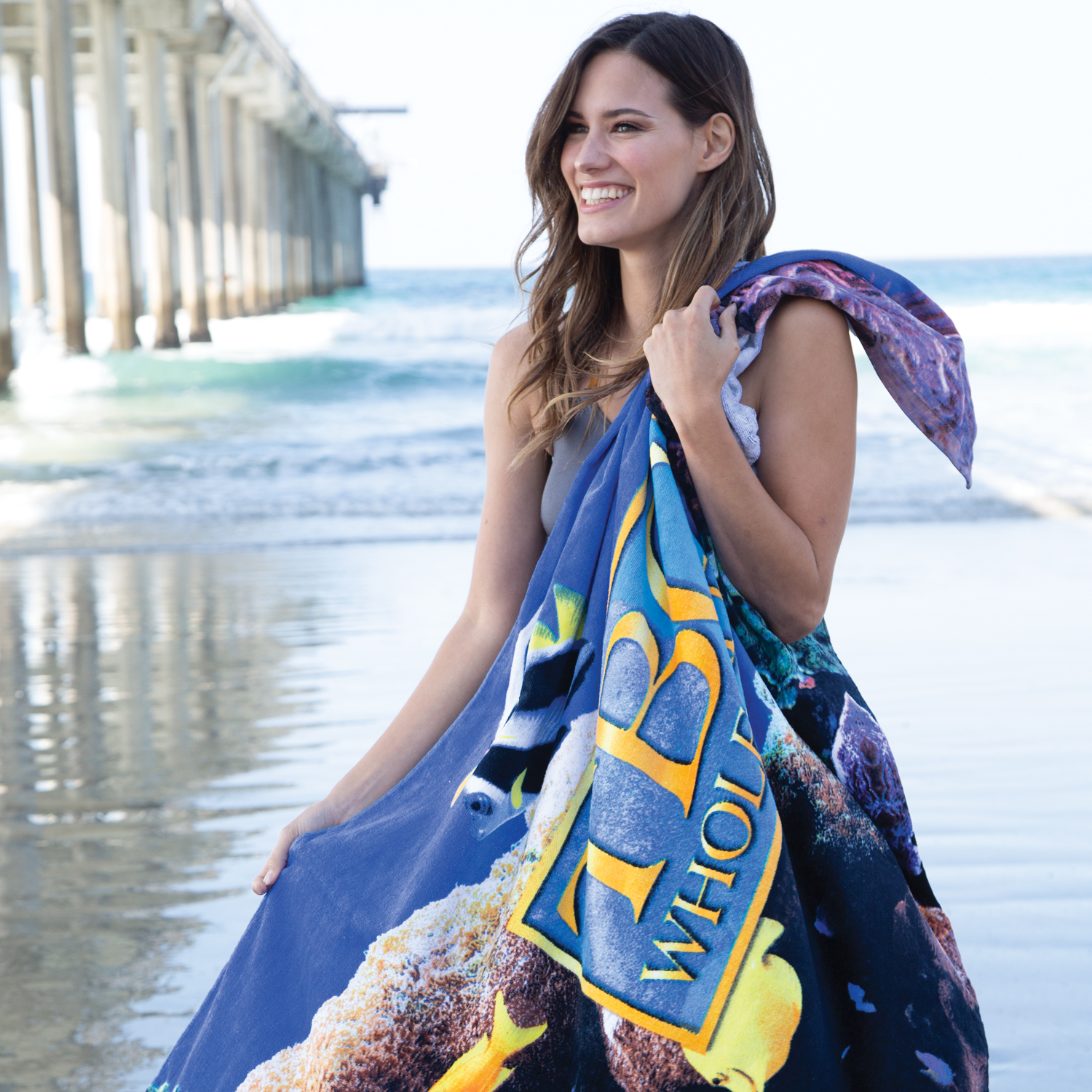 Picture of Overseas Fiber Reactive Velour Beach Towels