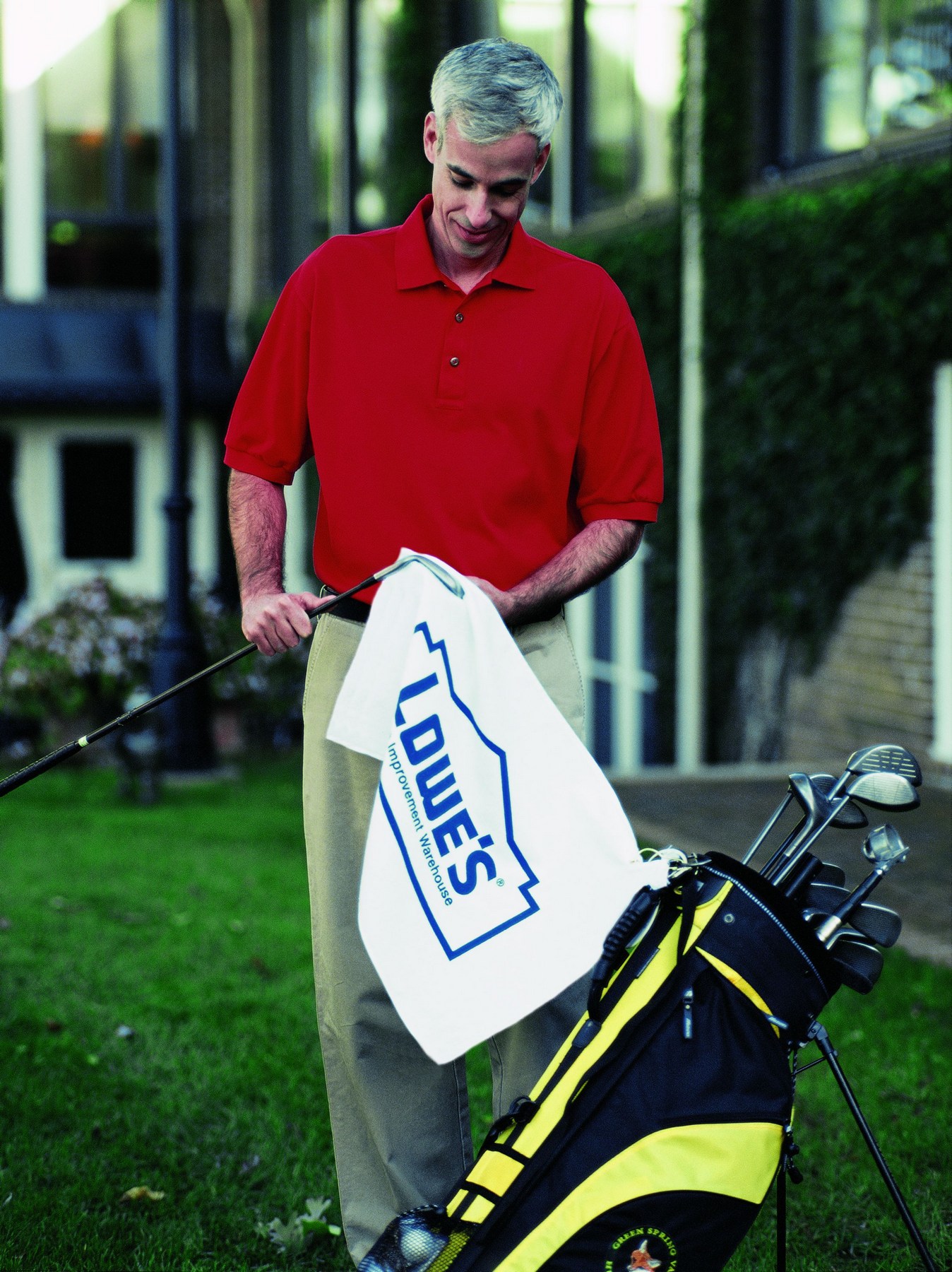 Picture of Turkish Signature White Heavyweight Golf Towel