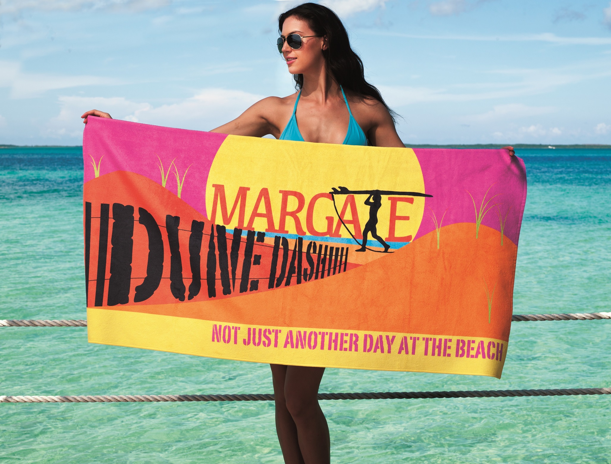 Picture of Custom Fiber Reactive Beach Towel (35" x 60")