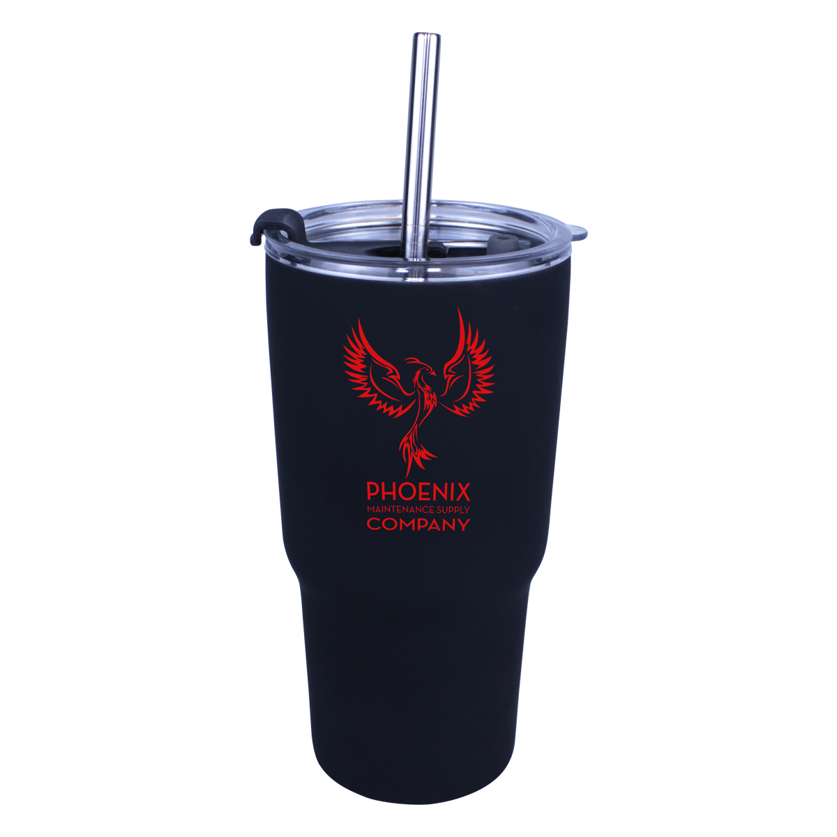 Picture of 20 Oz. Halcyon® Tumbler with Stainless Straw/Flip Top Lid