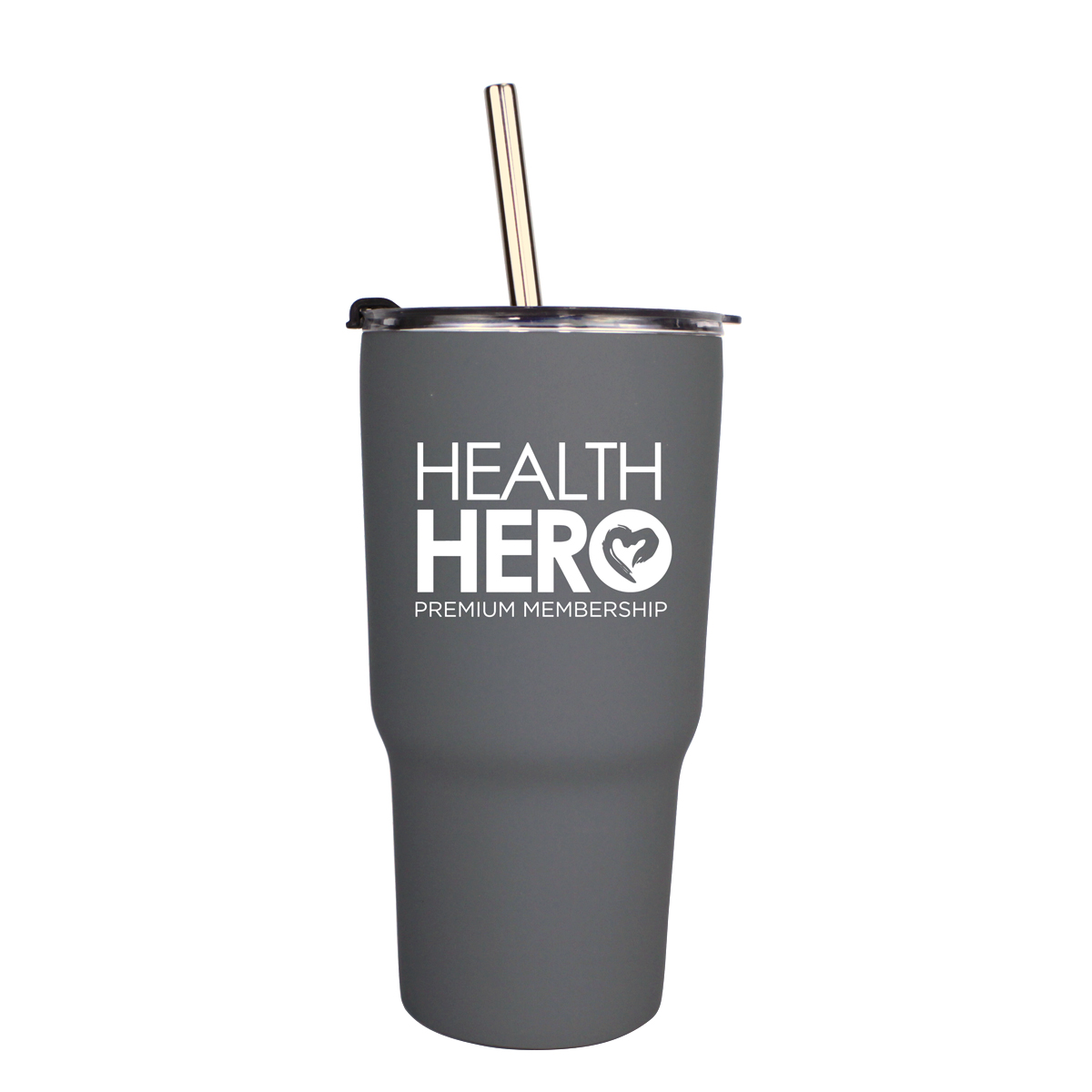 Picture of 20 Oz. Halcyon® Tumbler with Stainless Straw/Flip Top Lid