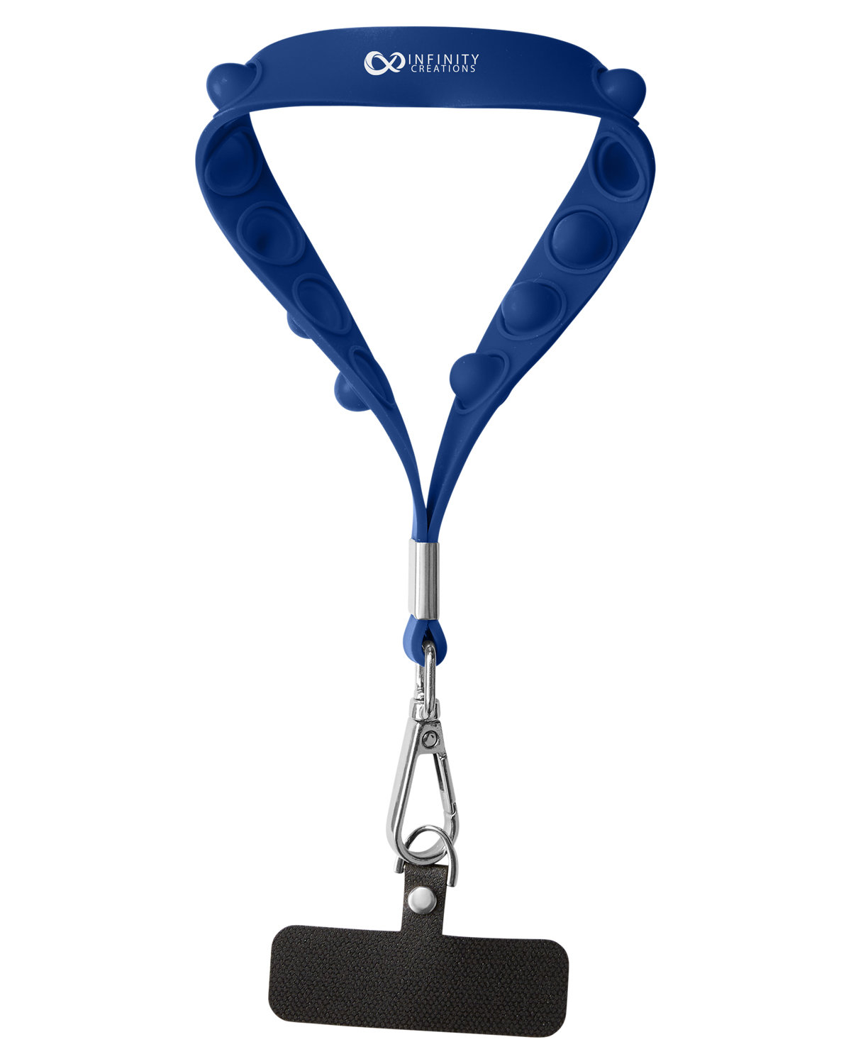 Picture of Push Pop Wrist Strap Keychain With Phone Holder.