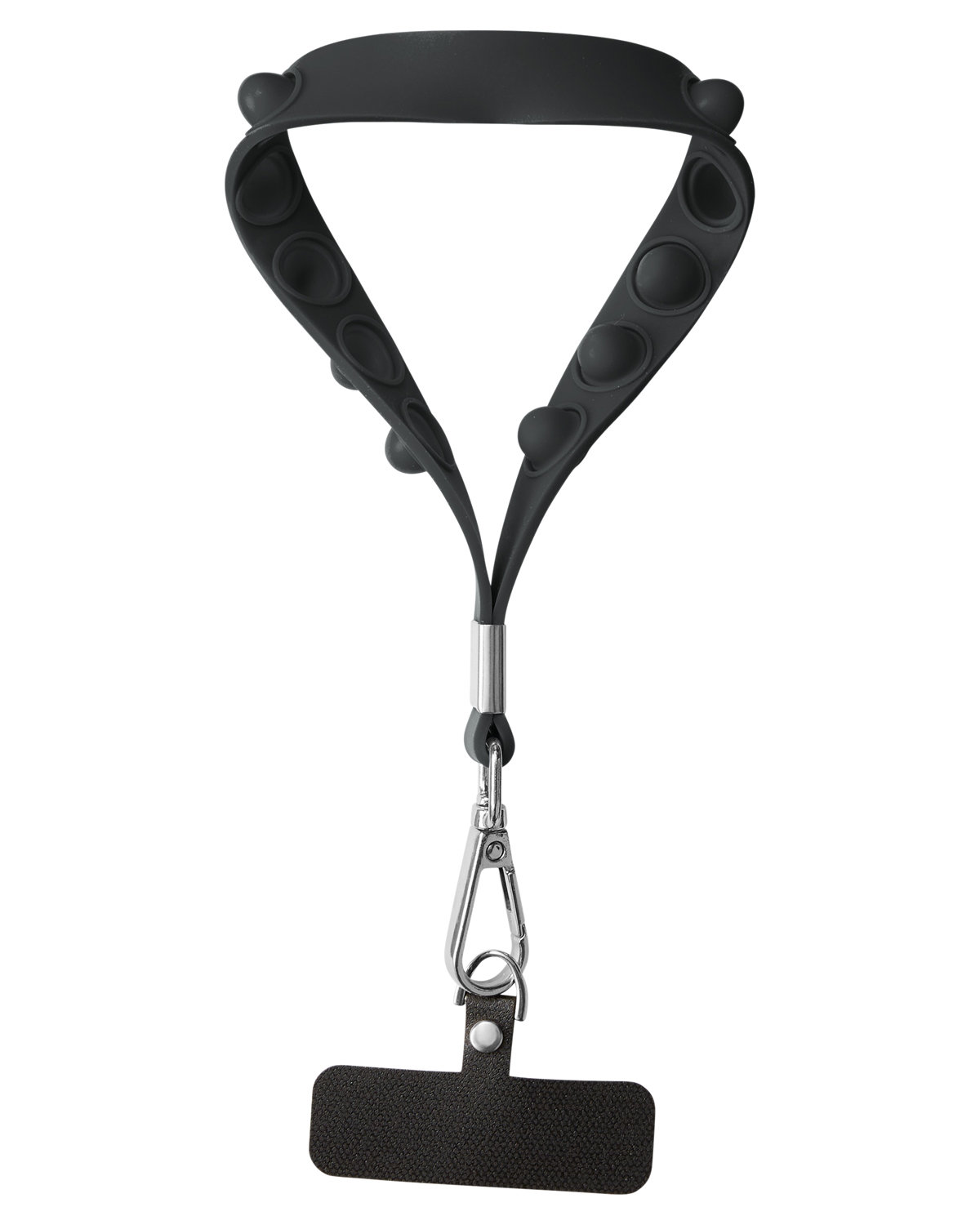 Picture of Push Pop Wrist Strap Keychain With Phone Holder.