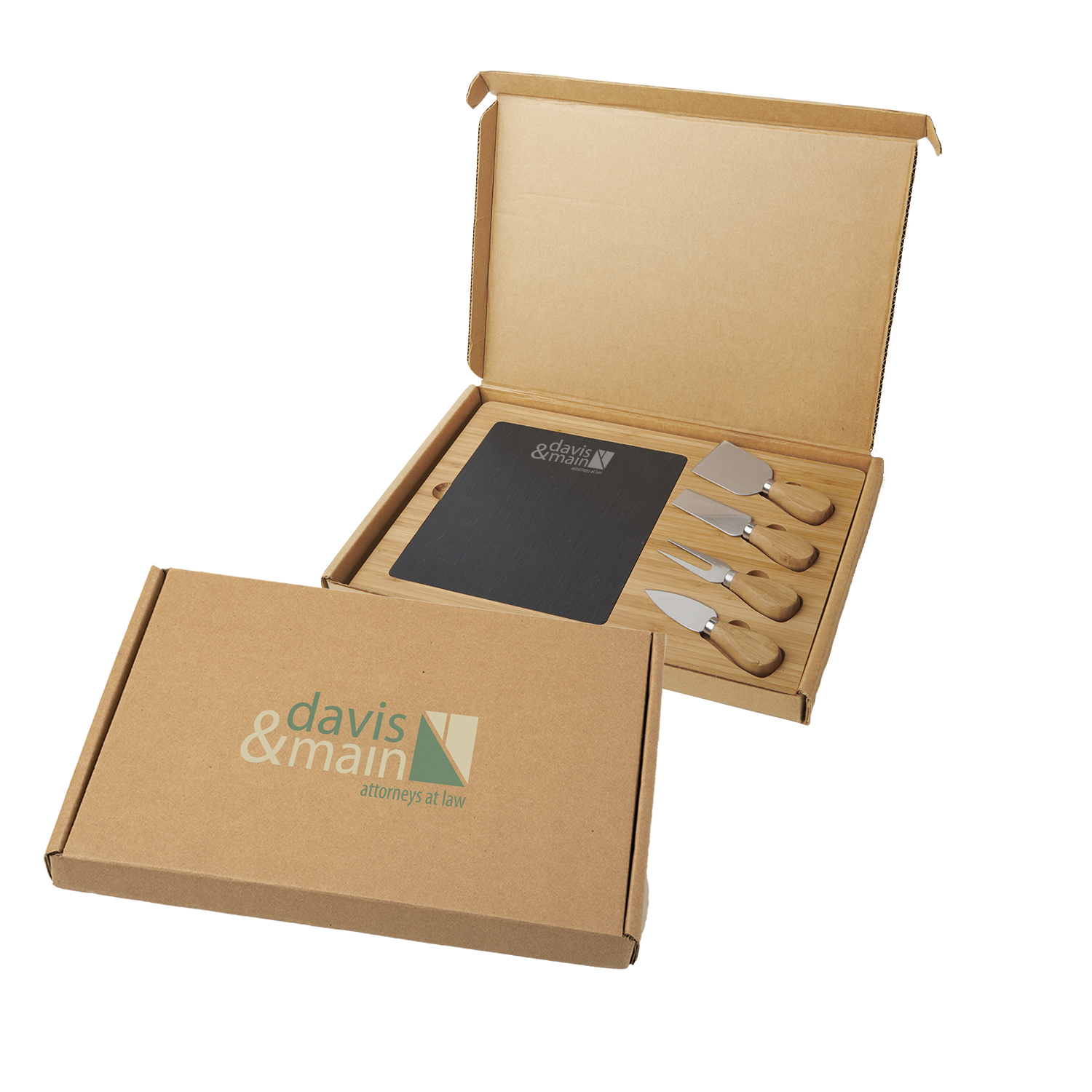 Picture of Slate Cheese Board Gift Box Set