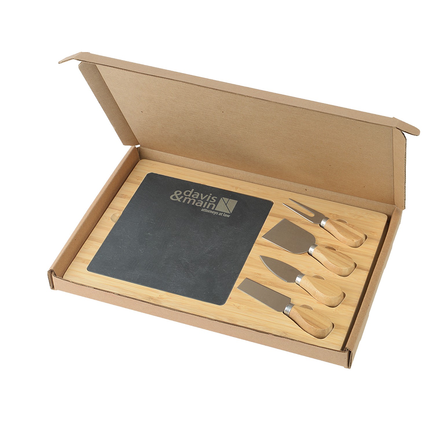 Picture of Slate Cheese Board Gift Box Set
