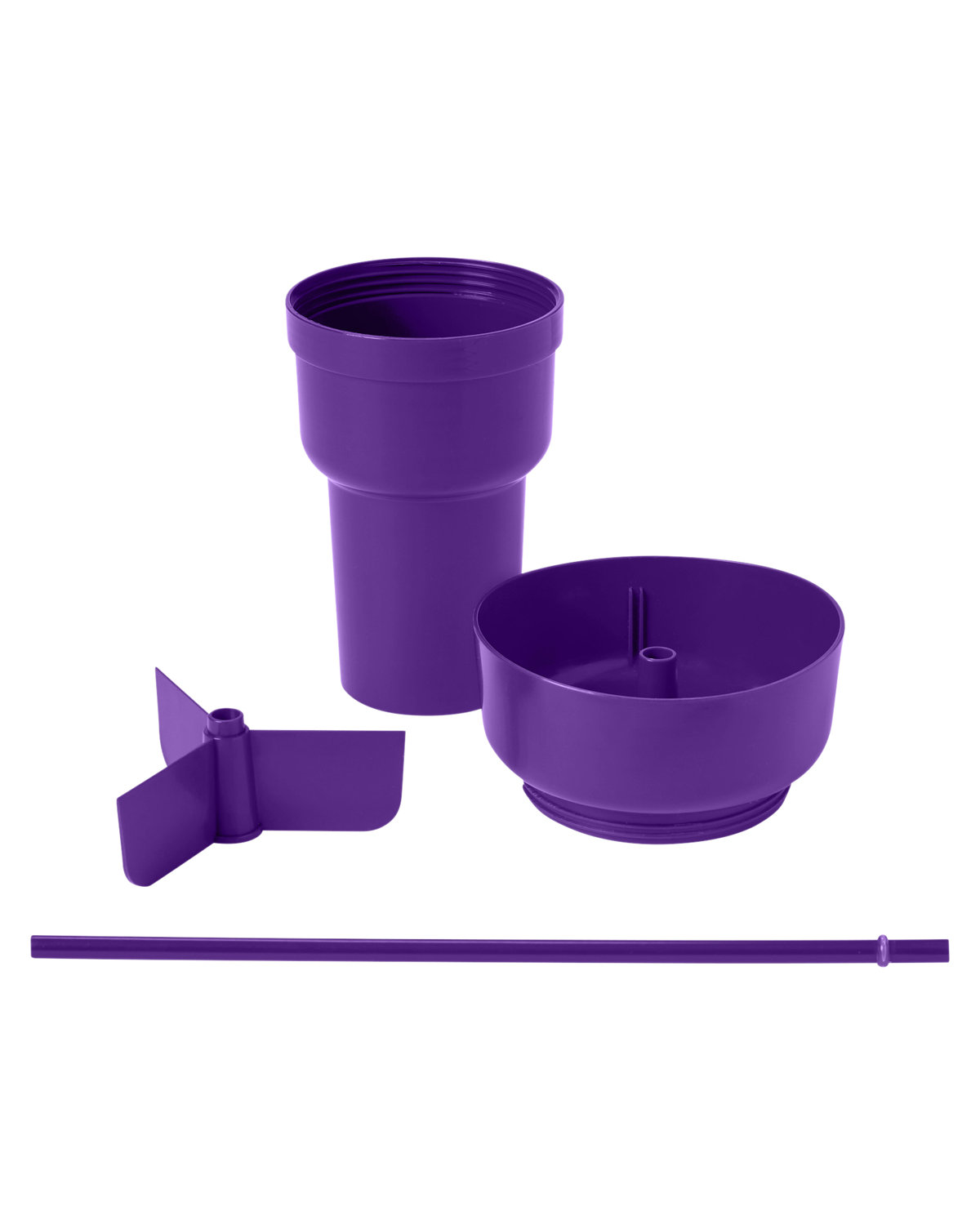 Picture of 1L Recycled PP Stadium Tumbler with Snack Bowl.