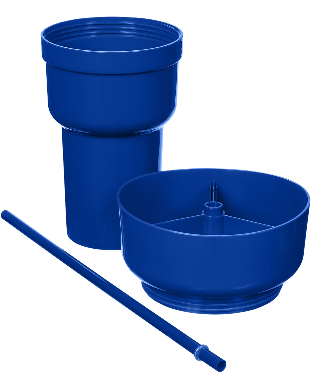 Picture of 1L Recycled PP Stadium Tumbler with Snack Bowl.
