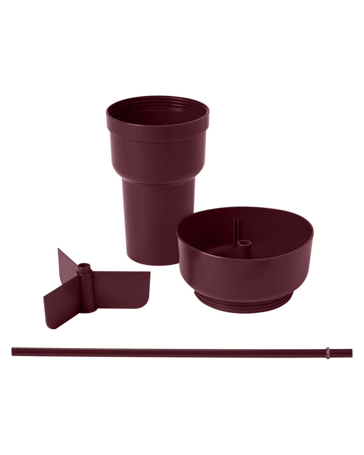 Picture of 1L Recycled PP Stadium Tumbler with Snack Bowl.