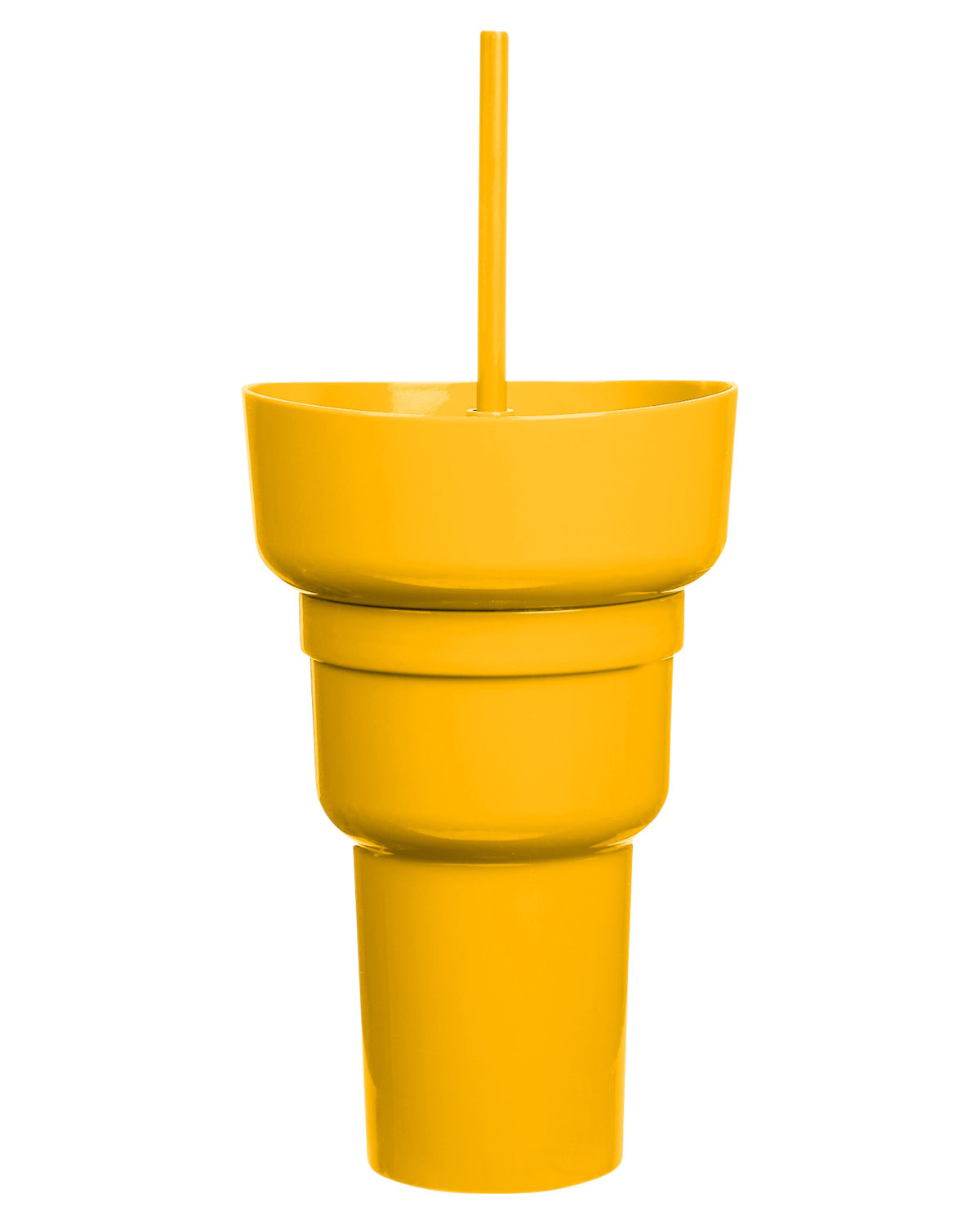 Picture of 1L Recycled PP Stadium Tumbler with Snack Bowl.