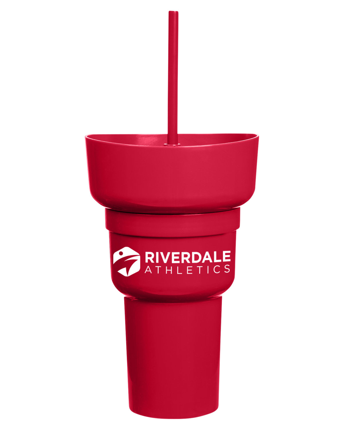 Picture of 1L Recycled PP Stadium Tumbler with Snack Bowl.
