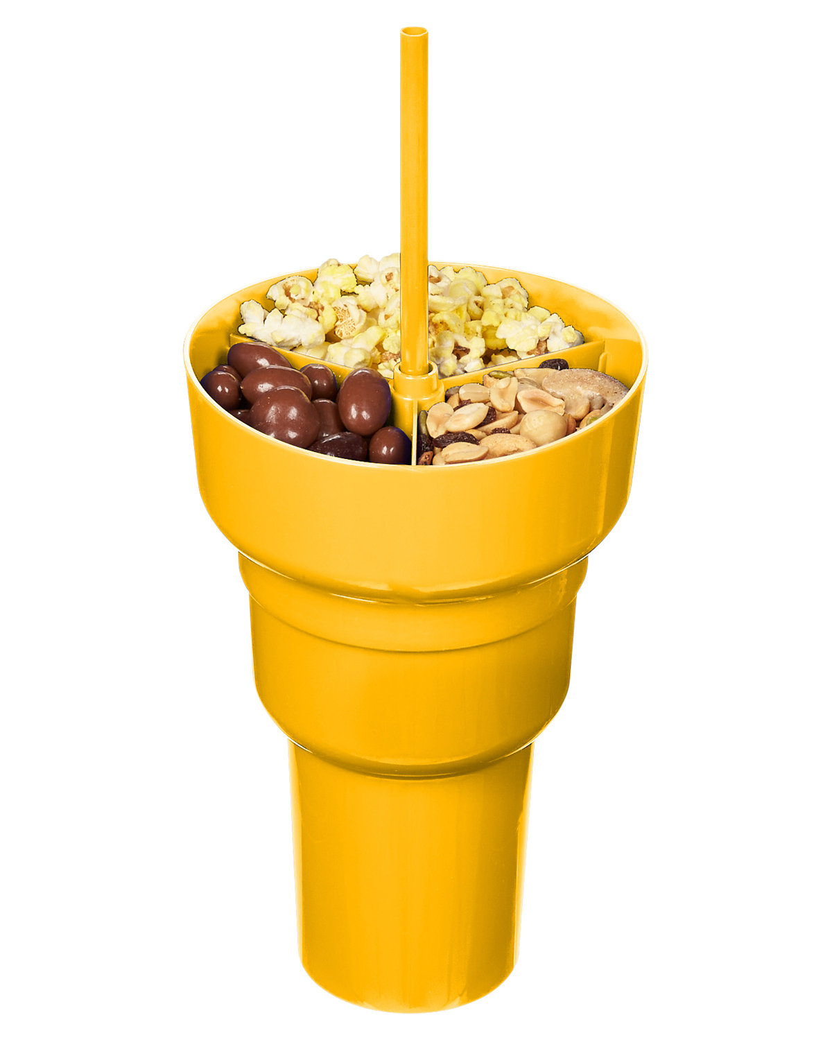 Picture of 1L Recycled PP Stadium Tumbler with Snack Bowl.