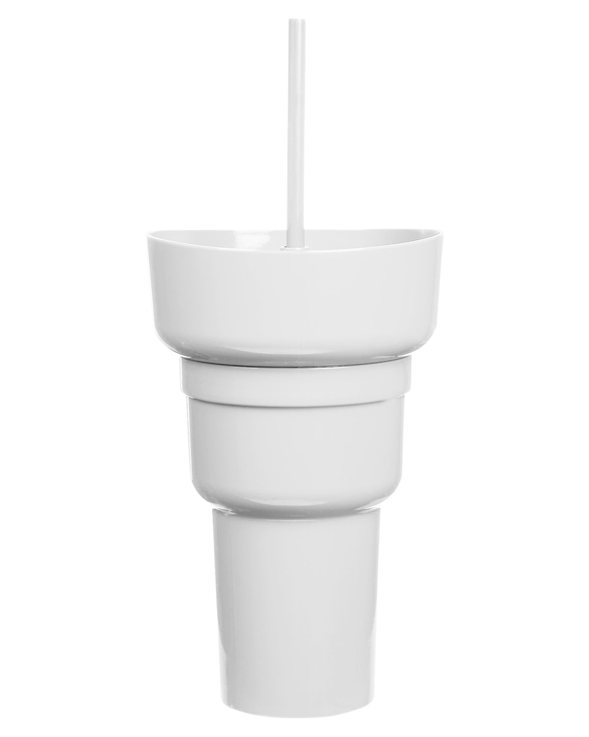 Picture of 1L Recycled PP Stadium Tumbler with Snack Bowl.