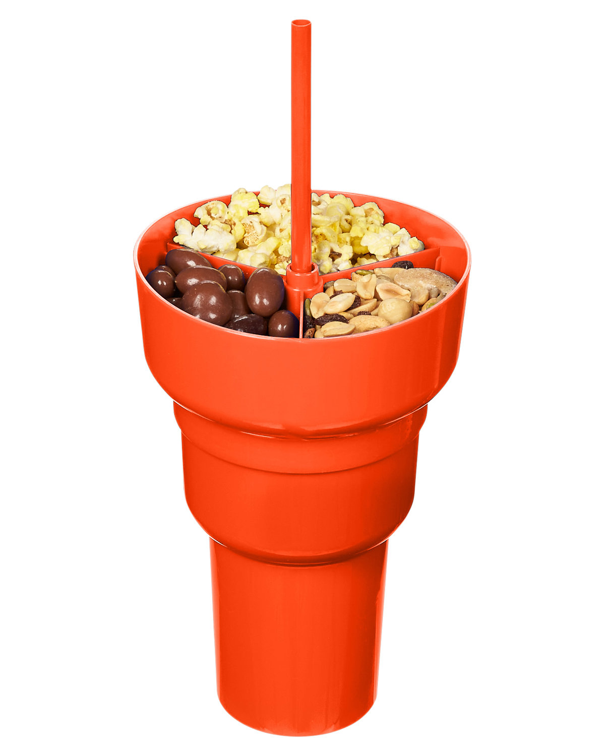 Picture of 1L Recycled PP Stadium Tumbler with Snack Bowl.