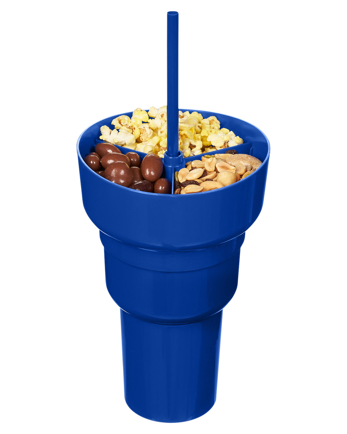 Picture of 1L Recycled PP Stadium Tumbler with Snack Bowl.