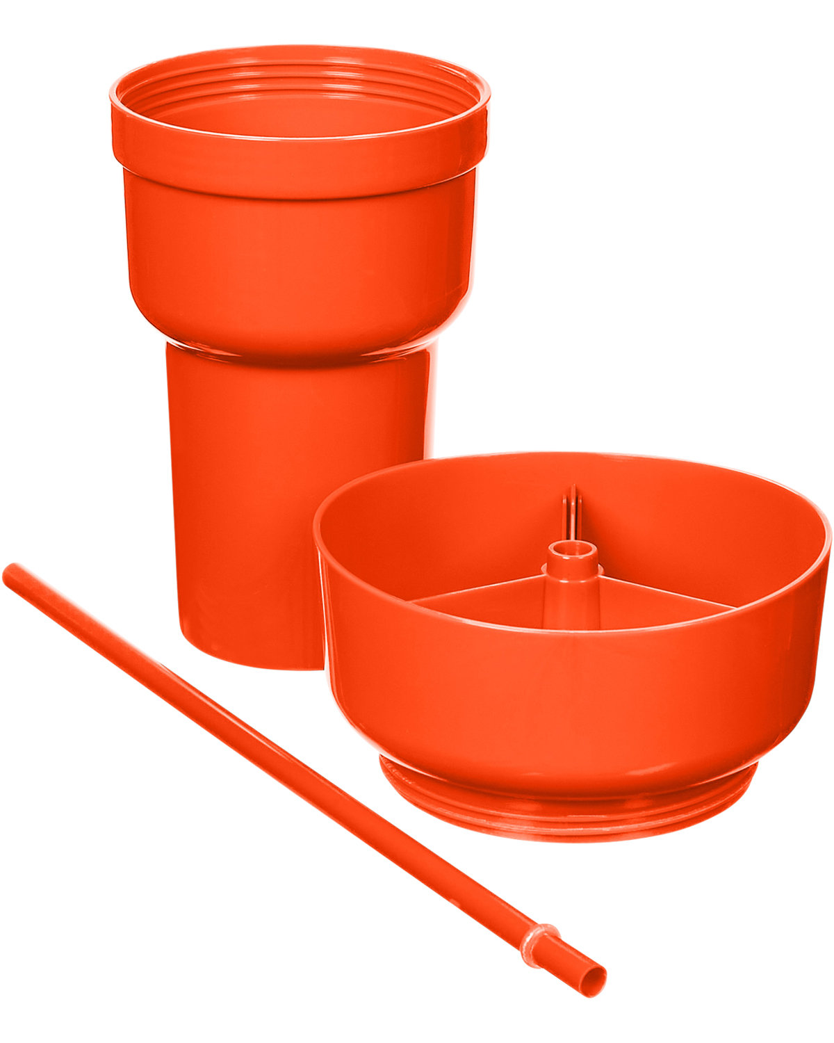 Picture of 1L Recycled PP Stadium Tumbler with Snack Bowl.