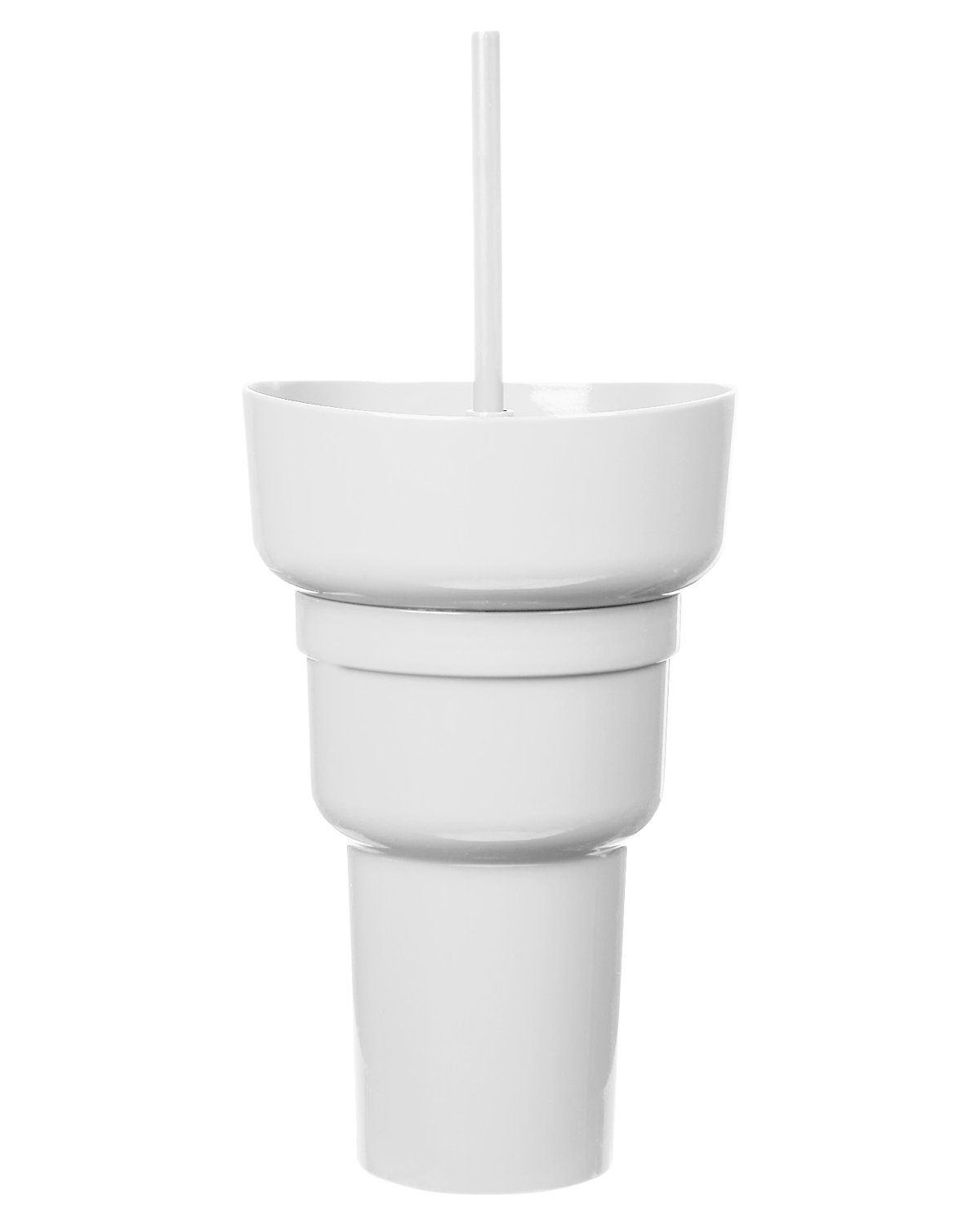 Picture of 1L Recycled PP Stadium Tumbler with Snack Bowl.