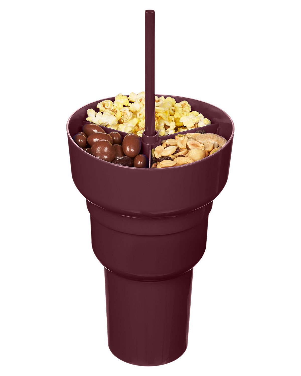 Picture of 1L Recycled PP Stadium Tumbler with Snack Bowl.