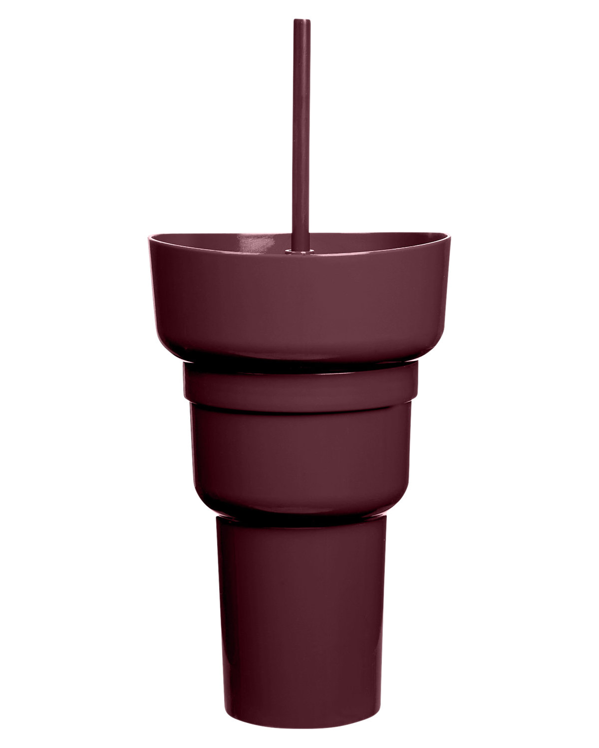 Picture of 1L Recycled PP Stadium Tumbler with Snack Bowl.