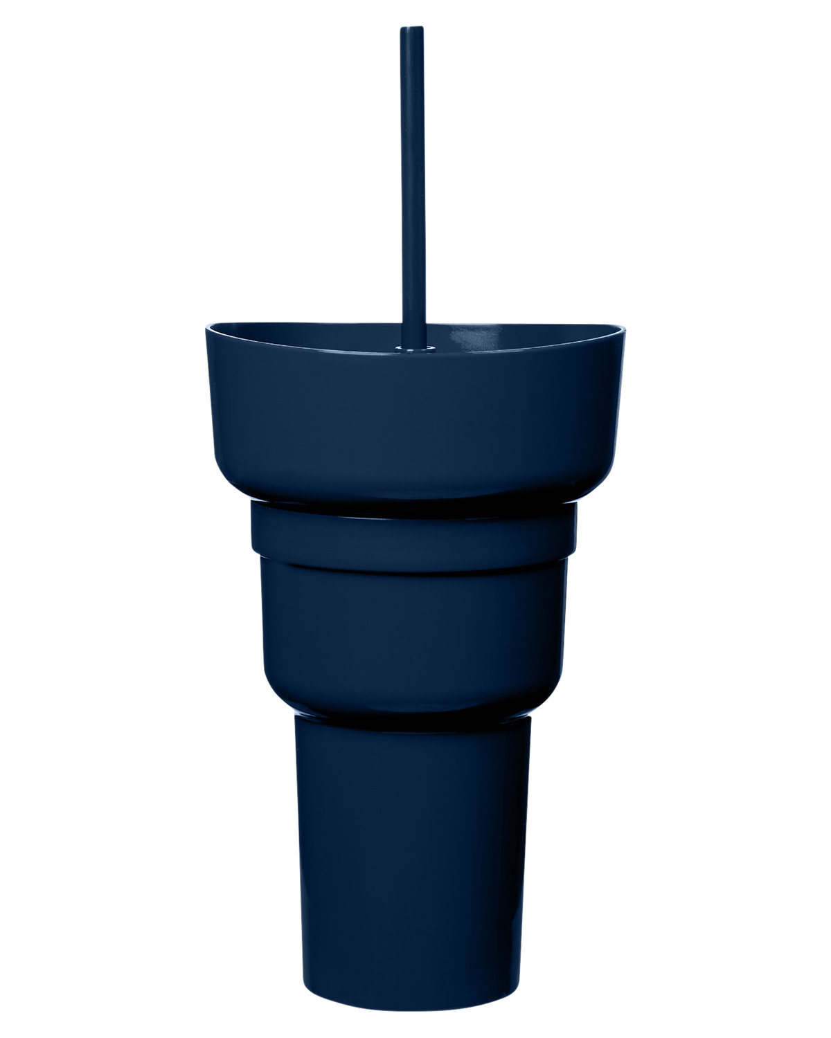 Picture of 1L Recycled PP Stadium Tumbler with Snack Bowl.