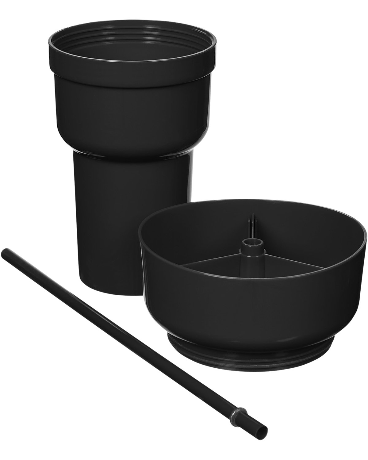 Picture of 1L Recycled PP Stadium Tumbler with Snack Bowl.