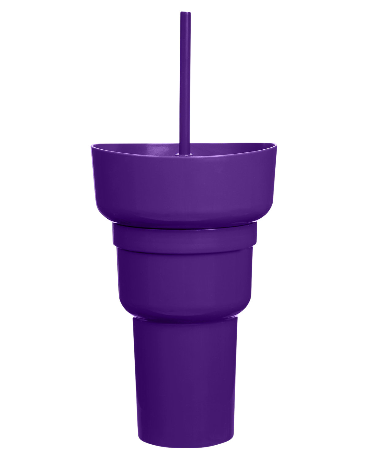 Picture of 1L Recycled PP Stadium Tumbler with Snack Bowl.