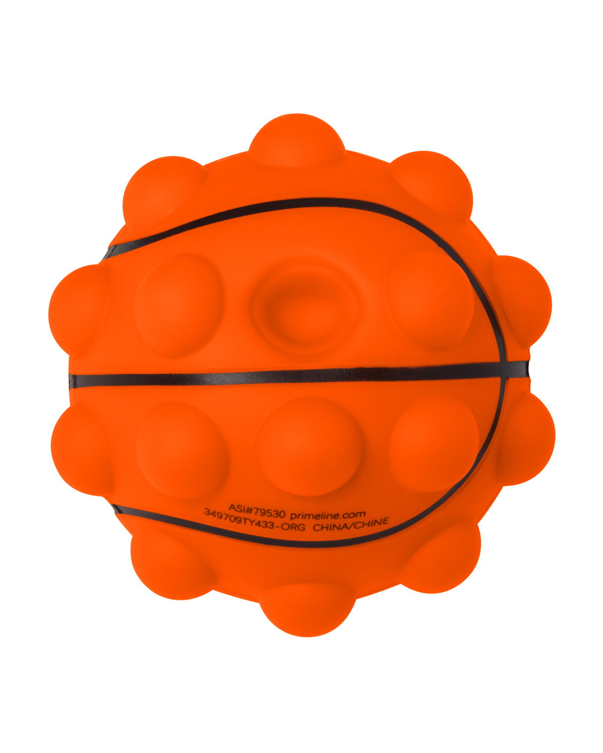 Picture of Basketball Shape Push Pop Fidget Sensory Toy.