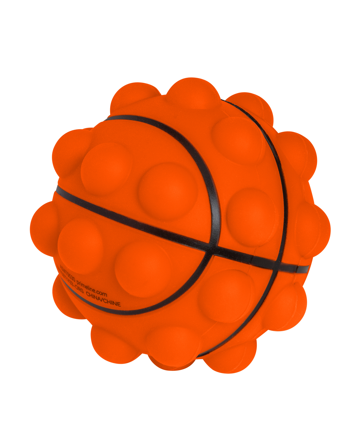Picture of Basketball Shape Push Pop Fidget Sensory Toy.