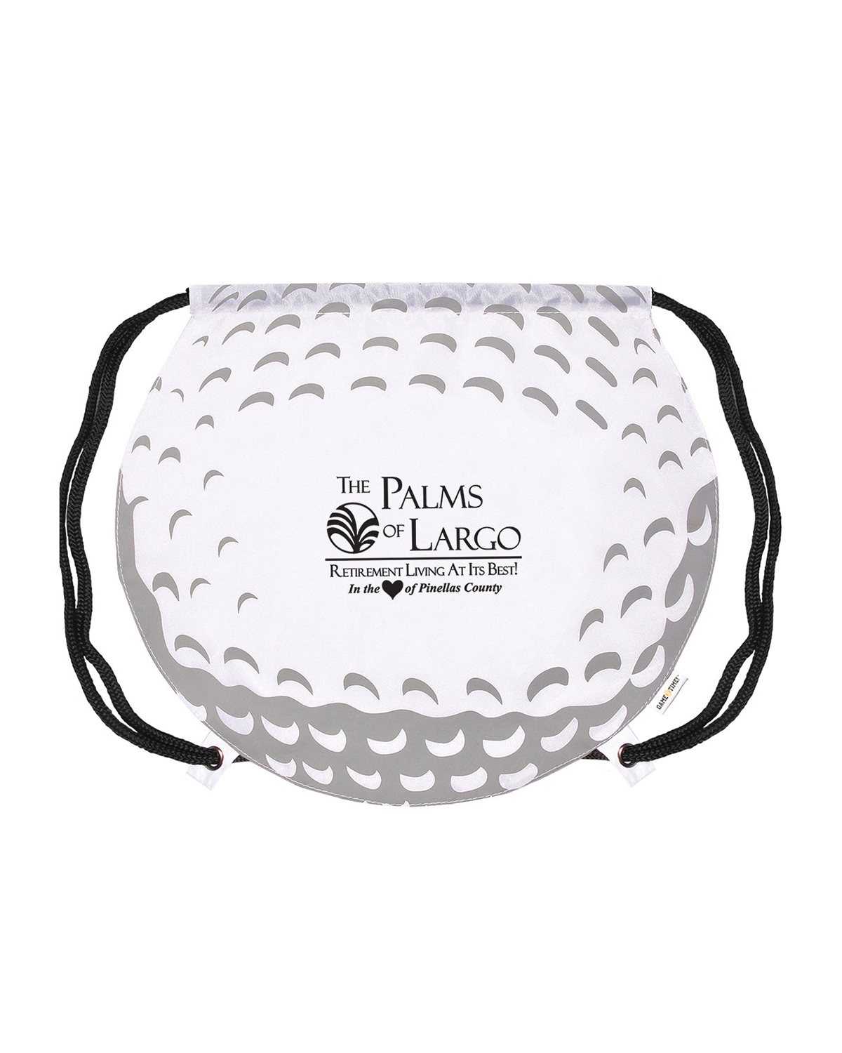 Picture of Golf Ball Drawstring Bag.
