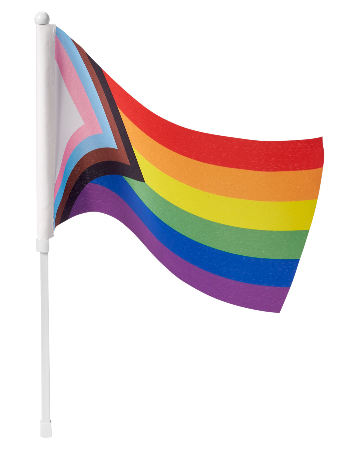 Picture of Rainbow Pride LGBTQ+ Handheld Flag.
