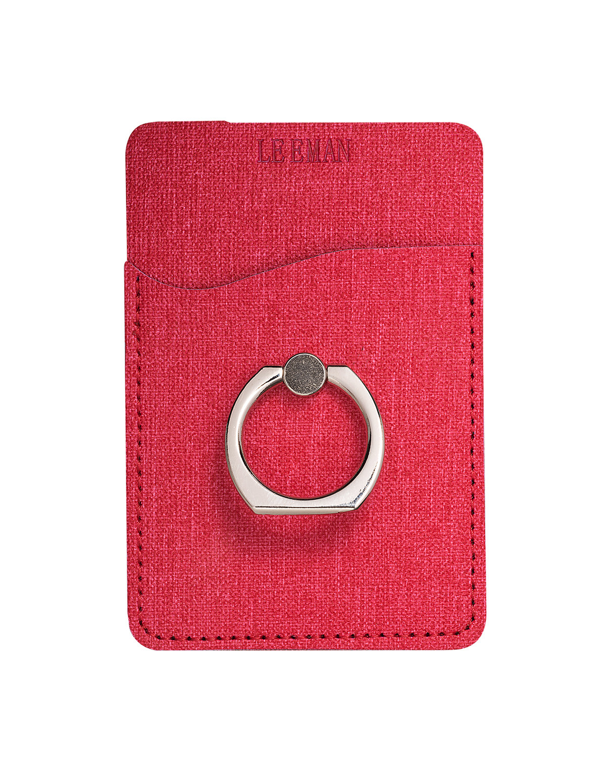 Picture of RFID Phone Pocket With Metal Ring Phone Stand.