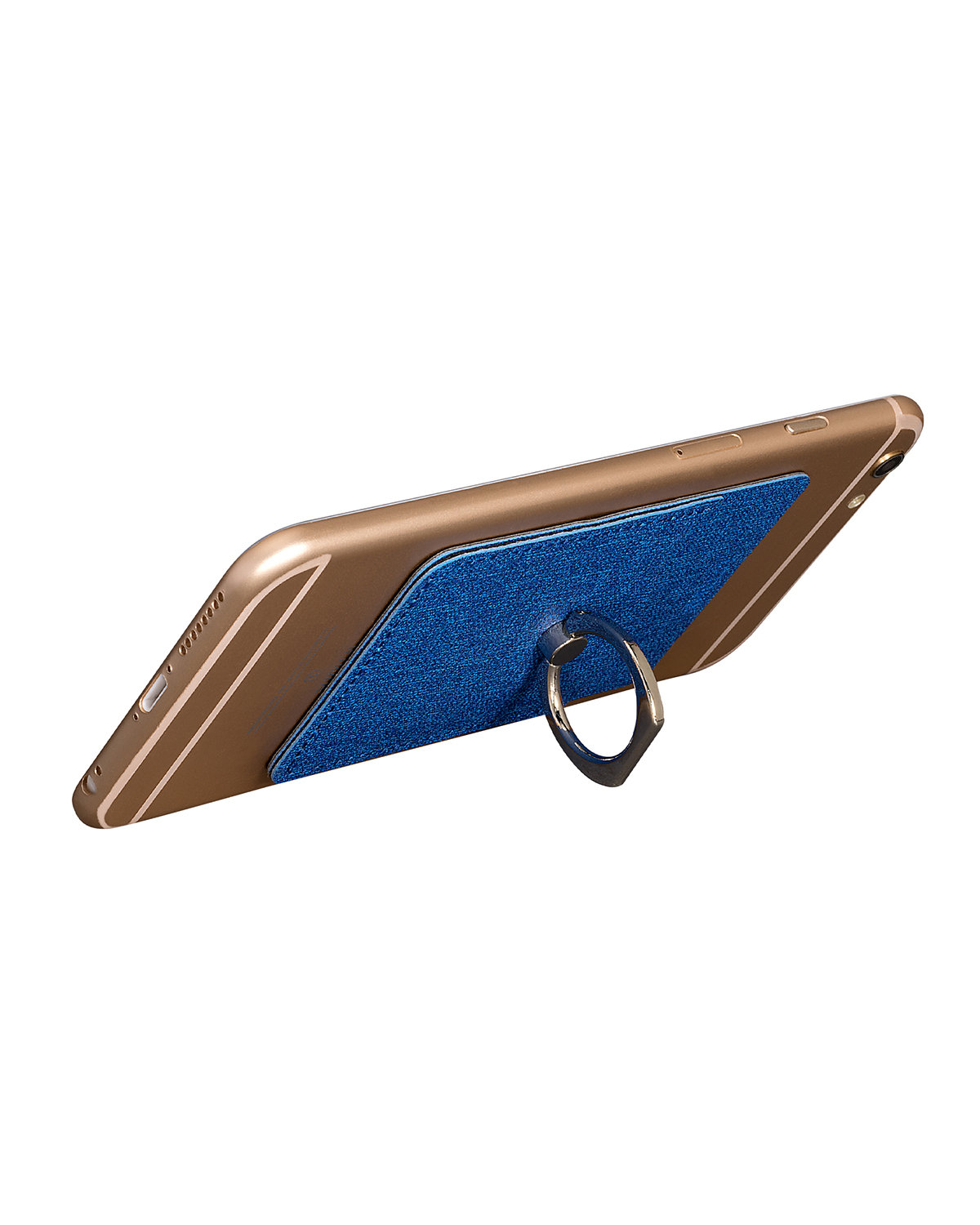 Picture of RFID Phone Pocket With Metal Ring Phone Stand.