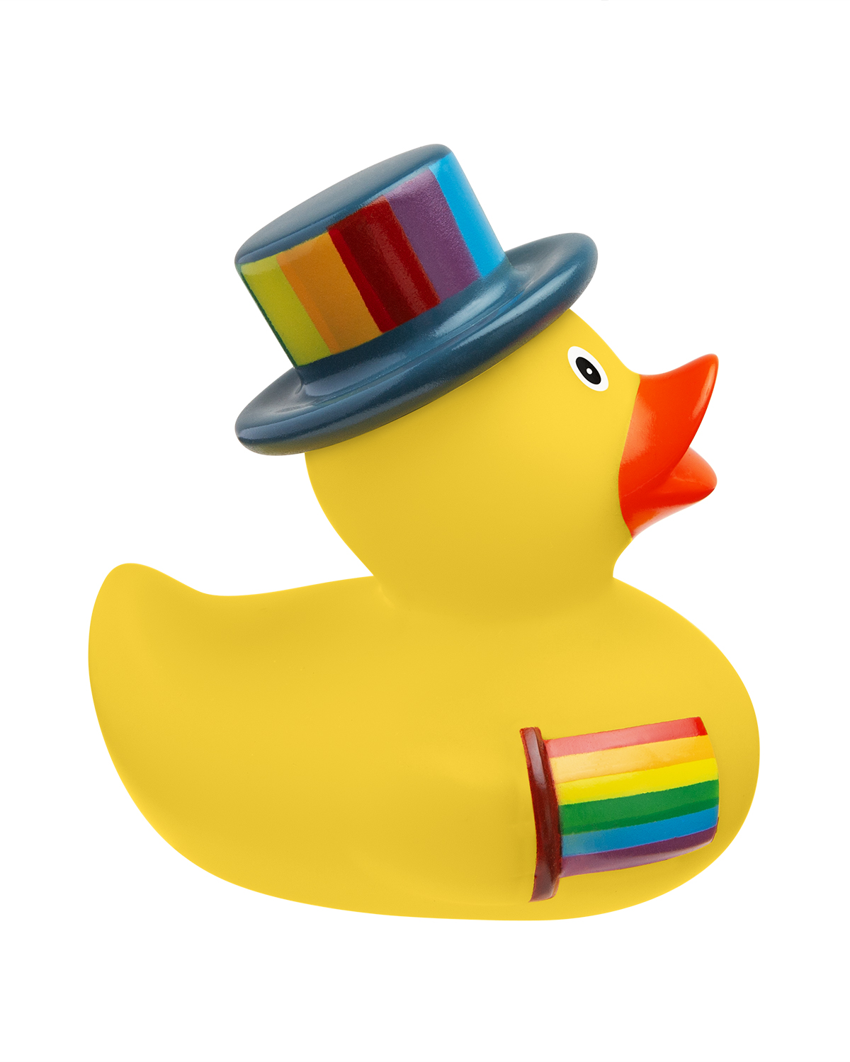 Picture of Rainbow Pride Rubber Duck.
